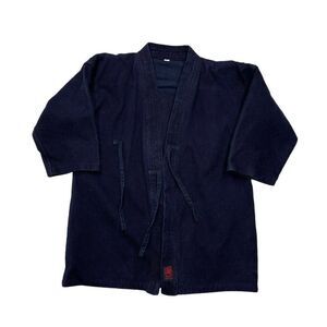 Kendo Kendogi Men's Dark Navy Jersey BJJ Martial‎ Arts Gi Top